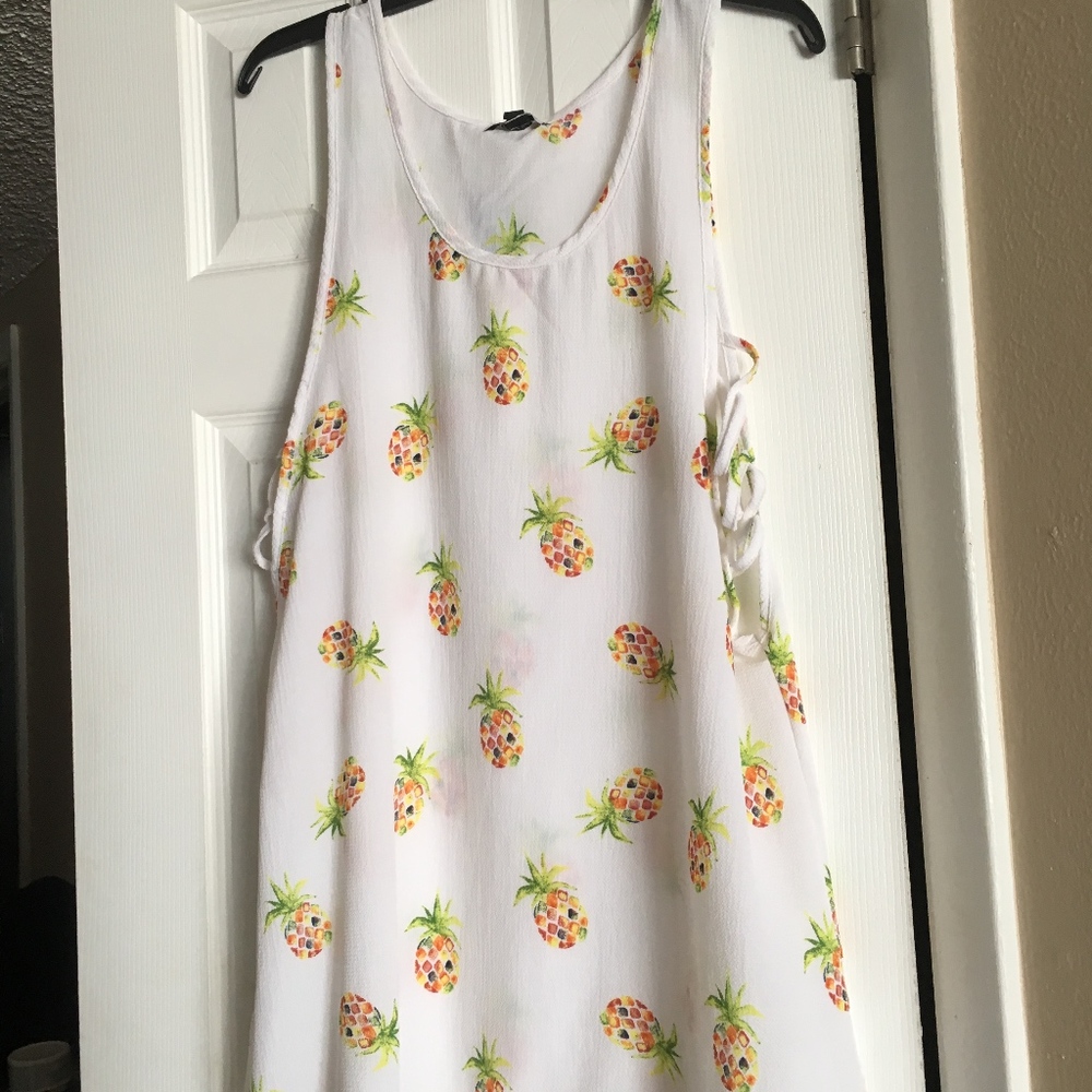 New Sisters Pineapple Cutouts Swimsuit Cover Up